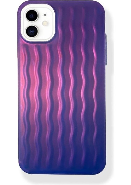 Apple Iphone 11 Dalgalı Kabartmalı Silikon Wave Telefon Kapak