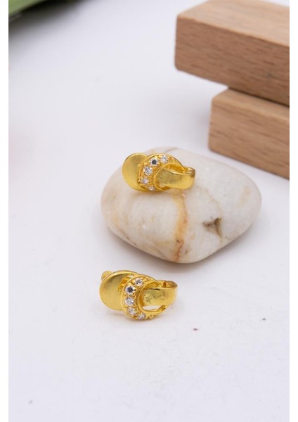 22 Ayar Altın Küpe J Klips Kadın Küpe LKKP1250