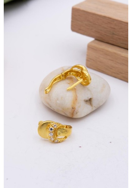 22 Ayar Altın Küpe J Klips Kadın Küpe LKKP1250 fiyatları