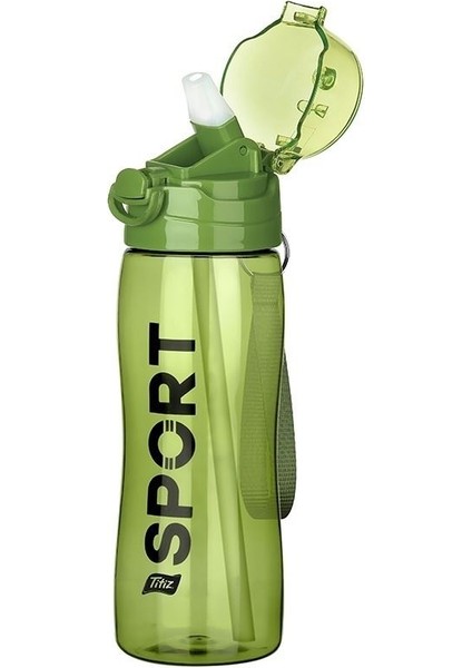 Pipetli Su Matarası Detoks Matarası Içecek Matarası Su Matarası Sporcu Matarası 750 ml