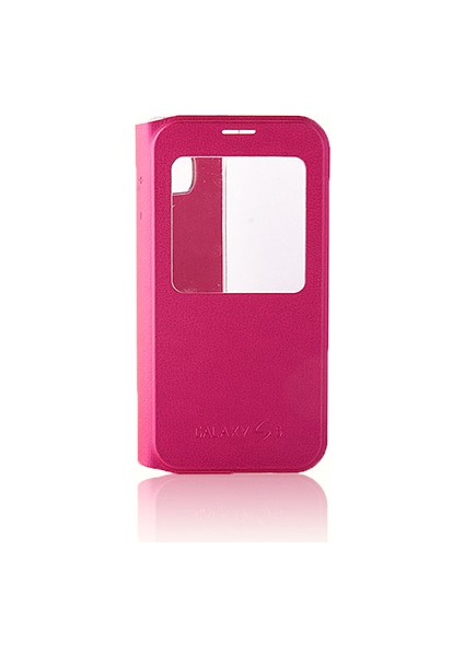 Samsung Galaxy S6 Yan Kapaklı Tpu Flip Wallet Kılıf Pembe