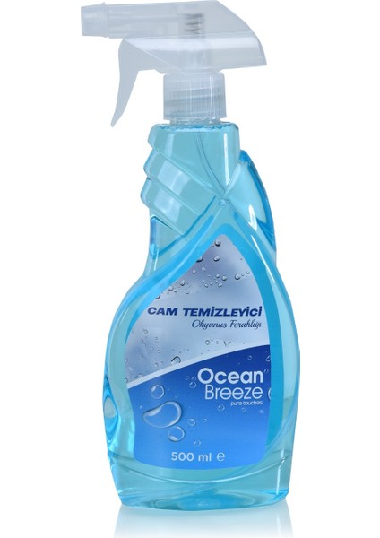 Ocean Breeze Okyanus Esanslı Cam ve Yüzey temizleme spreyi 500 Ml.