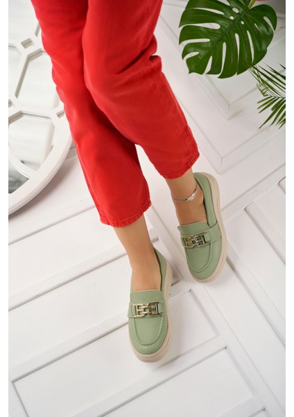 Kadın Günlük Deri Hafif Rahat Casual Ayakkabı