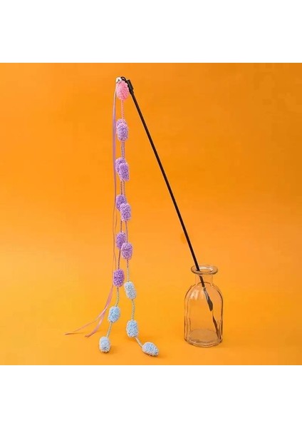 Eğlenceli Evcil Hayvan Oyuncağı Olta Kedi Oyuncağı 50 cm Sopa Kaliteli Çıngıraklı fiyatları