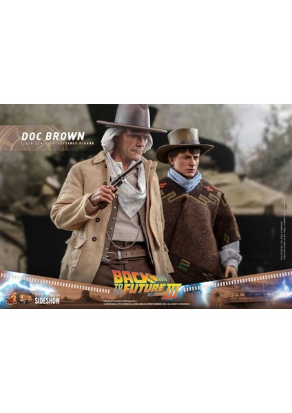 Marty Mcfly & Doc Brown Back To The Future Iıı Sixth Scale Figure Set - 909370 & 909369 - Bttf MMS616 / MMS617