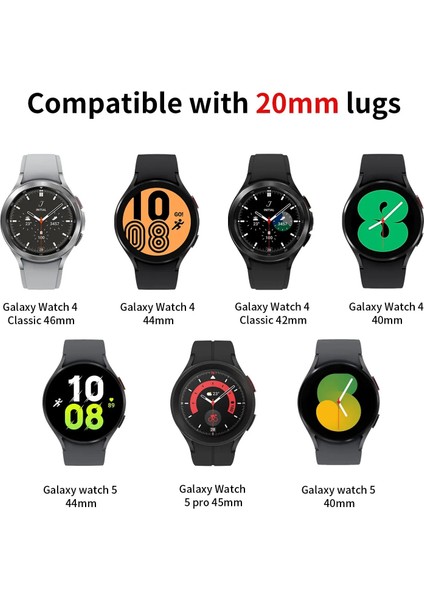 Samsung Watch 6 Uyumlu Soft Silikon modelleri
