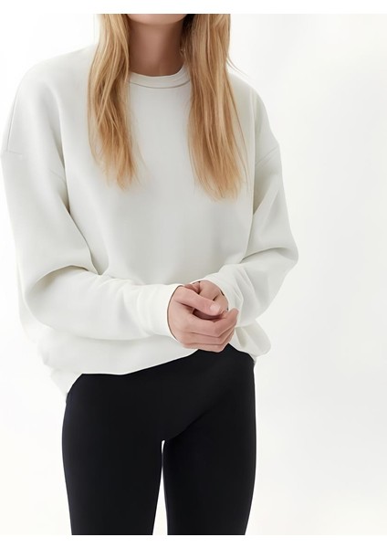 Basic Kadın Oversize Sweatshirt