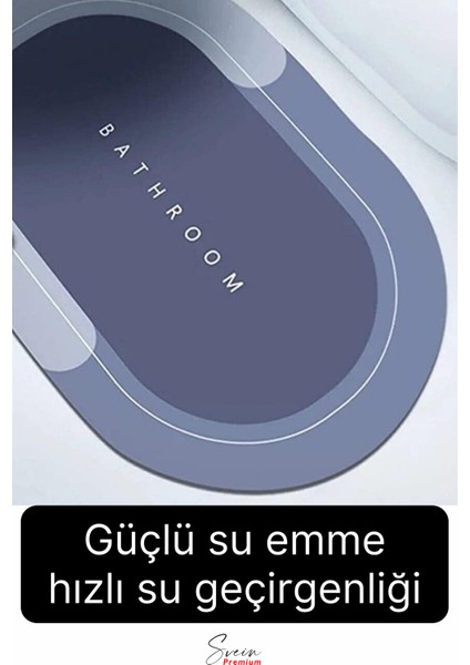 Sihirli Su Emici Kaymaz Tabanlı Kolay Temizlenir Dayanıklı Pürüzsüz Yumuşak Abdest Banyo Paspası indirimleri