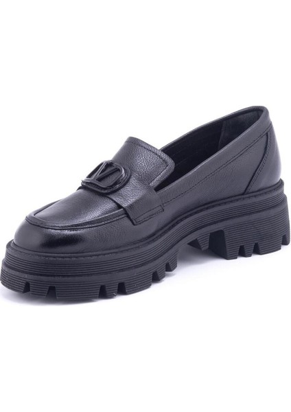 2353003K Kadın Deri Loafer Ayakkabı