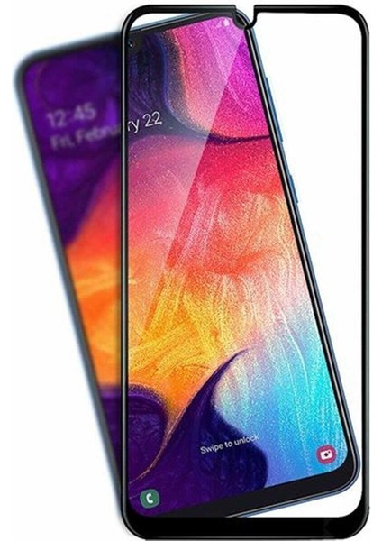 Samsung Galaxy A10 9d Full Cam Kavisli Ekran Koruyucu