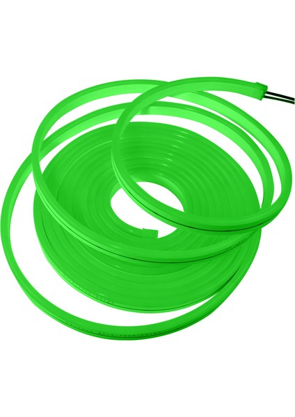 Neon Şerit LED 12V 2835 Dış Mekan 5 Metre Yeşil Green Alles