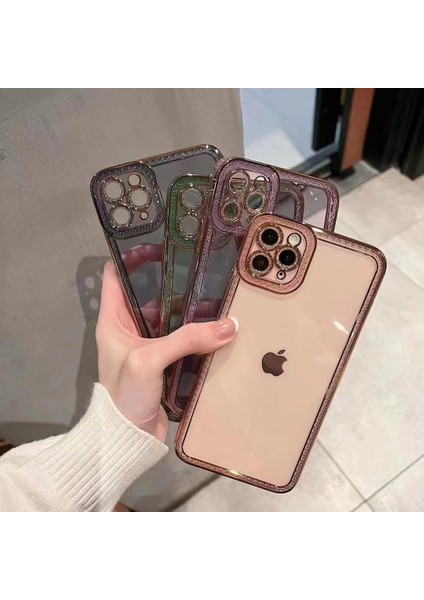 Apple iPhone 13 Pro Rio Yıldız Desenli Kamera Korumalı Kılıf