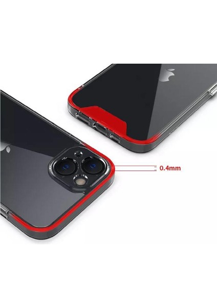 Apple iPhone 12 Pro Max Space 2 Şeffaf Kamera Korumalı Cep Telefonu Kılıfı