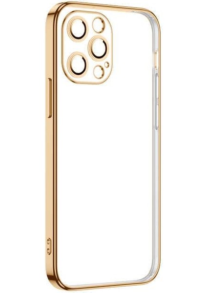 Apple iPhone 13 Pro Kamera Lens Korumalı Plating Telefon Kılıfı