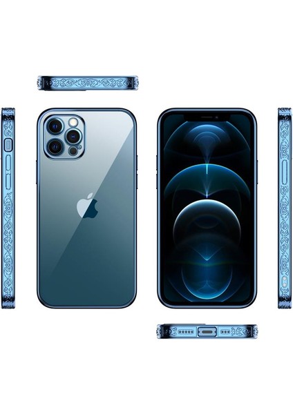 Apple iPhone 13 Pro Plating Kreatif Desenli Silikon Telefon Kılıfı fırsatları