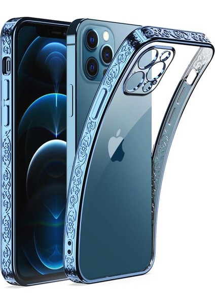 Apple iPhone 13 Pro Plating Kreatif Desenli Silikon Telefon Kılıfı indirimleri