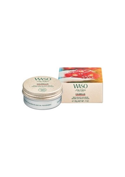 ( Küçük Esans Hediye ) Shiseido Waso Multi Relief Balm 20 gr ( 1 Adet )