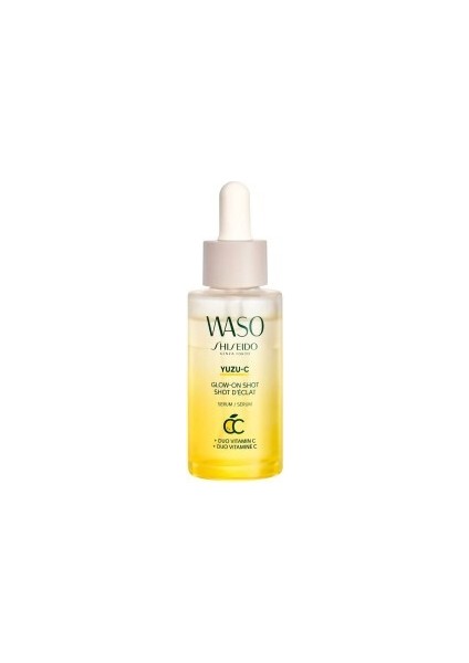 ( Küçük Pamuk Hediye ) Shiseido Waso Yuzu-C Glow On Shot 28 ml ( 1 Adet )