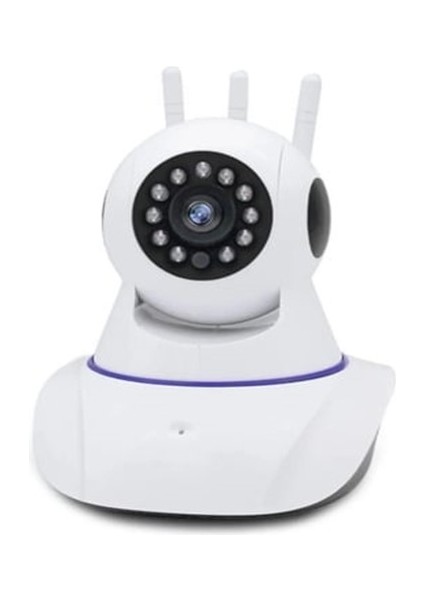 HK-303 Gece Görüşlü Full Hd 360 Derece Wifi Ip Kamera