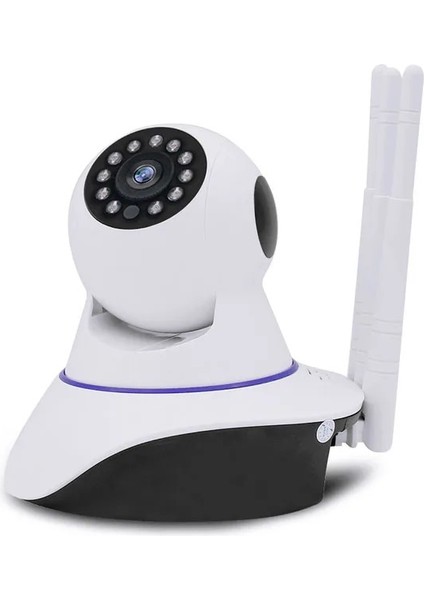 HK-303 Gece Görüşlü Full Hd 360 Derece Wifi Ip Kamera