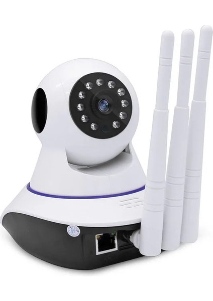 HK-303 Gece Görüşlü Full Hd 360 Derece Wifi Ip Kamera