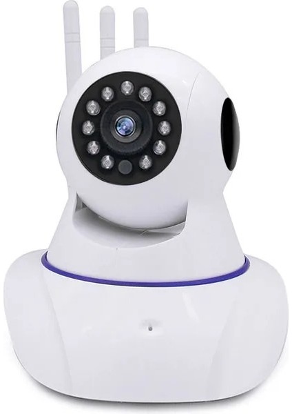HK-303 Gece Görüşlü Full Hd 360 Derece Wifi Ip Kamera