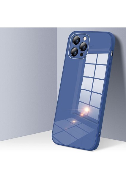Apple iPhone 13 Pro Parlak Cam Kamera Korumalı Telefon Kılıfı