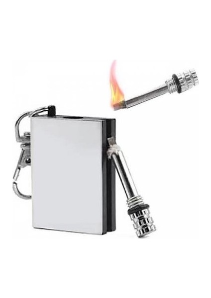 Zippo'lu Kibrit Çakmak Anahtarlık