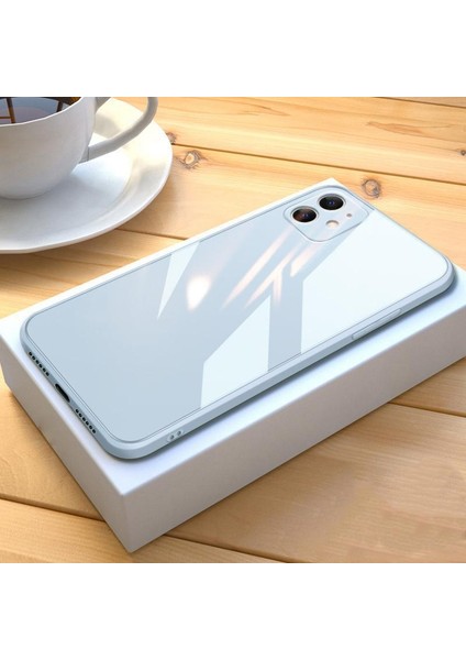 Apple iPhone 12 Pro Parlak Cam Kamera Korumalı Telefon Kılıfı