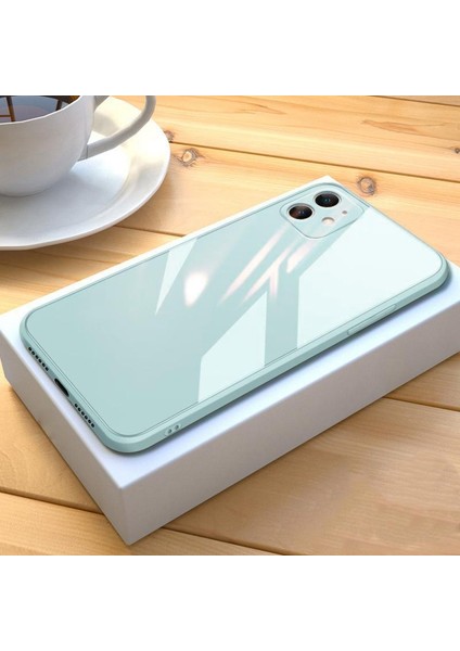 Apple iPhone 12 Pro Max Parlak Cam Kamera Korumalı Telefon Kılıfı