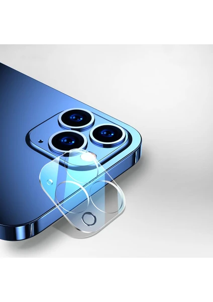 Apple iPhone 13 Pro / 13 Pro Max Uyumlu Kamera Cam Koruyucu Renkli