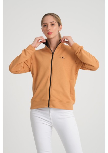 Latte Tam Fermuarlı Kadın Sweat fiyatları