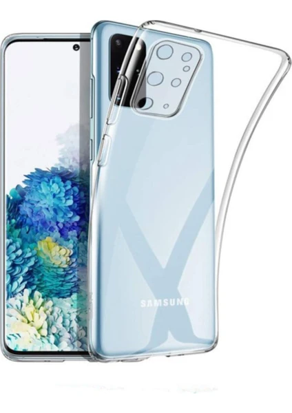 Samsung Galaxy A9 2018 Şeffaf Tıpalı Kamera Korumalı Silikon Kılıf