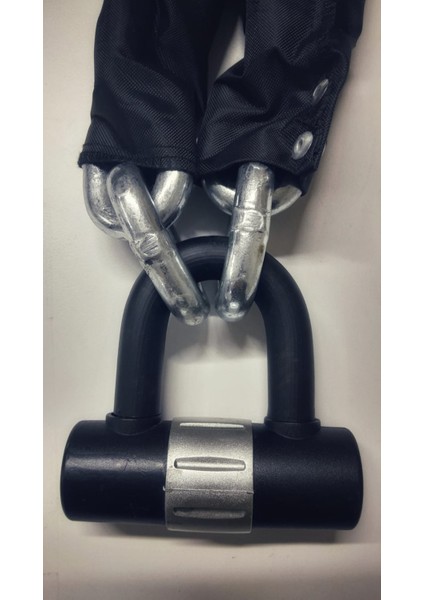 GRADE80 G80 13 mm 2 Metre Kesilmez Çelik Motorsiklet Zincir Kilit Disk Kilidi U Bar