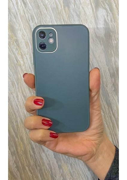 Apple iPhone 11 Pro Max Mat Elektro Cam Kamera Korumalı Kılıf