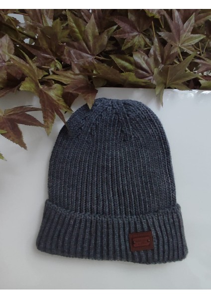 Esnek Kalın Örgü Triko Basic Standart Unisex Bere 2-8 Yaş