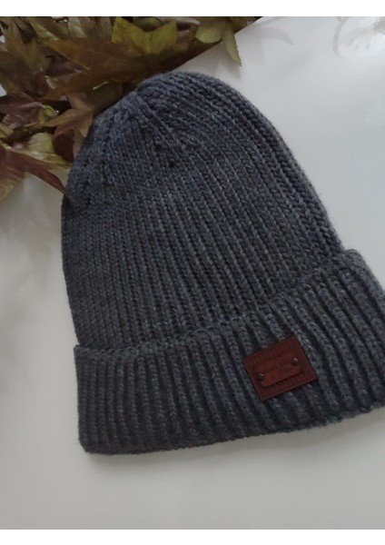 Esnek Kalın Örgü Triko Basic Standart Unisex Bere 2-8 Yaş