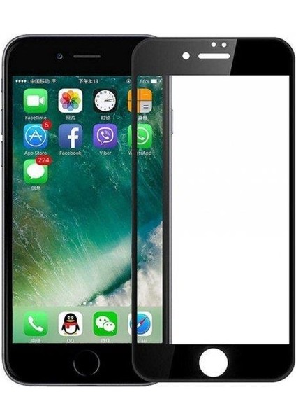 Apple iPhone 7-8 Seramic Fiber Nano Ekran Koruyucu Siyah