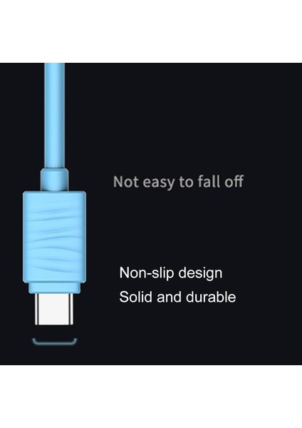 JR-S118 Type-C USB Hızlı Şarj ve Data Kablosu 1m Mavi fırsatları