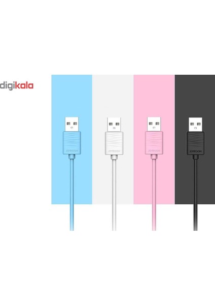 JR-S118 Micro USB Hızlı Şarj ve Data Kablosu 1m Pembe modelleri