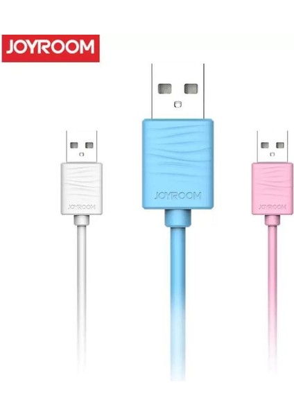 JR-S118 Micro USB Hızlı Şarj ve Data Kablosu 1m Pembe fırsatları
