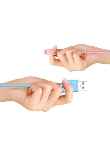 JR-S118 Lightning USB Hızlı Şarj ve Data Kablosu 1m Mavi fırsatları