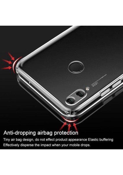 Xiaomi Redmi Note 9s Tıpalı Kamera Korumalı Şeffaf Silikon Kılıf