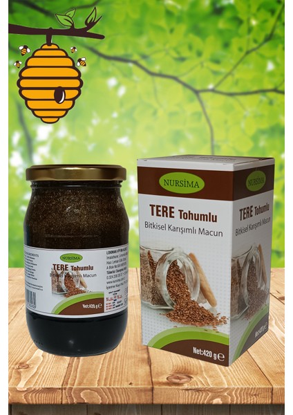 Tere Tohumlu Bitkisel Karışımlı Macun 420 gr