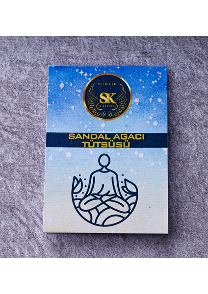 Sk Mistik Çubuk Tütsü Sandal Ağacı 10'lu Paket Meditasyon, Yoga, Dua, Ritüel