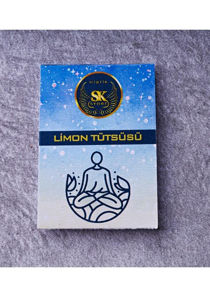 Sk Mistik Çubuk Tütsü Limon Tütsüsü 10'lu Paket Meditasyon, Yoga, Dua, Ritüel