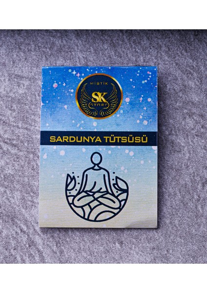 Sk Mistik Çubuk Tütsü Sardunya Tütsüsü 10'lu Paket Meditasyon, Yoga, Dua, Ritüel