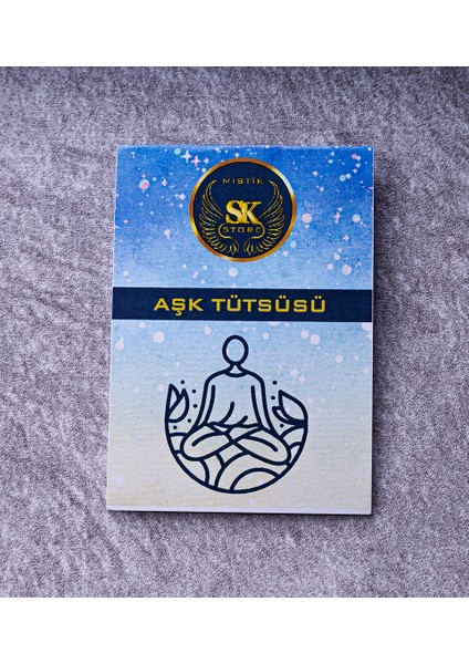 Sk Mistik Çubuk Tütsü Aşk Tütsüsü 10'lu Paket Meditasyon, Yoga, Dua, Ritüel