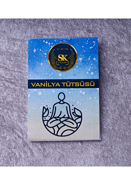 Sk Mistik Çubuk Tütsü Vanilya Tütsüsü 10'lu Paket Meditasyon, Yoga, Dua, Ritüel