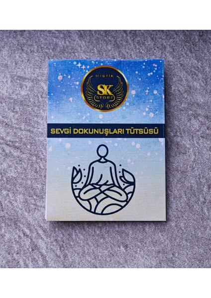 Sk Mistik Çubuk Tütsü Sevgi Dokunuşları Tütsüsü 10'lu Paket Meditasyon, Yoga, Dua, Ritüel